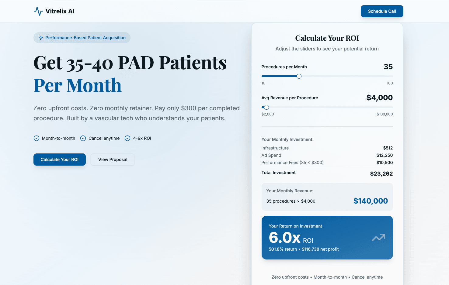 SnapLead - Vitrelix AI Patient Acquisition System screenshot 2